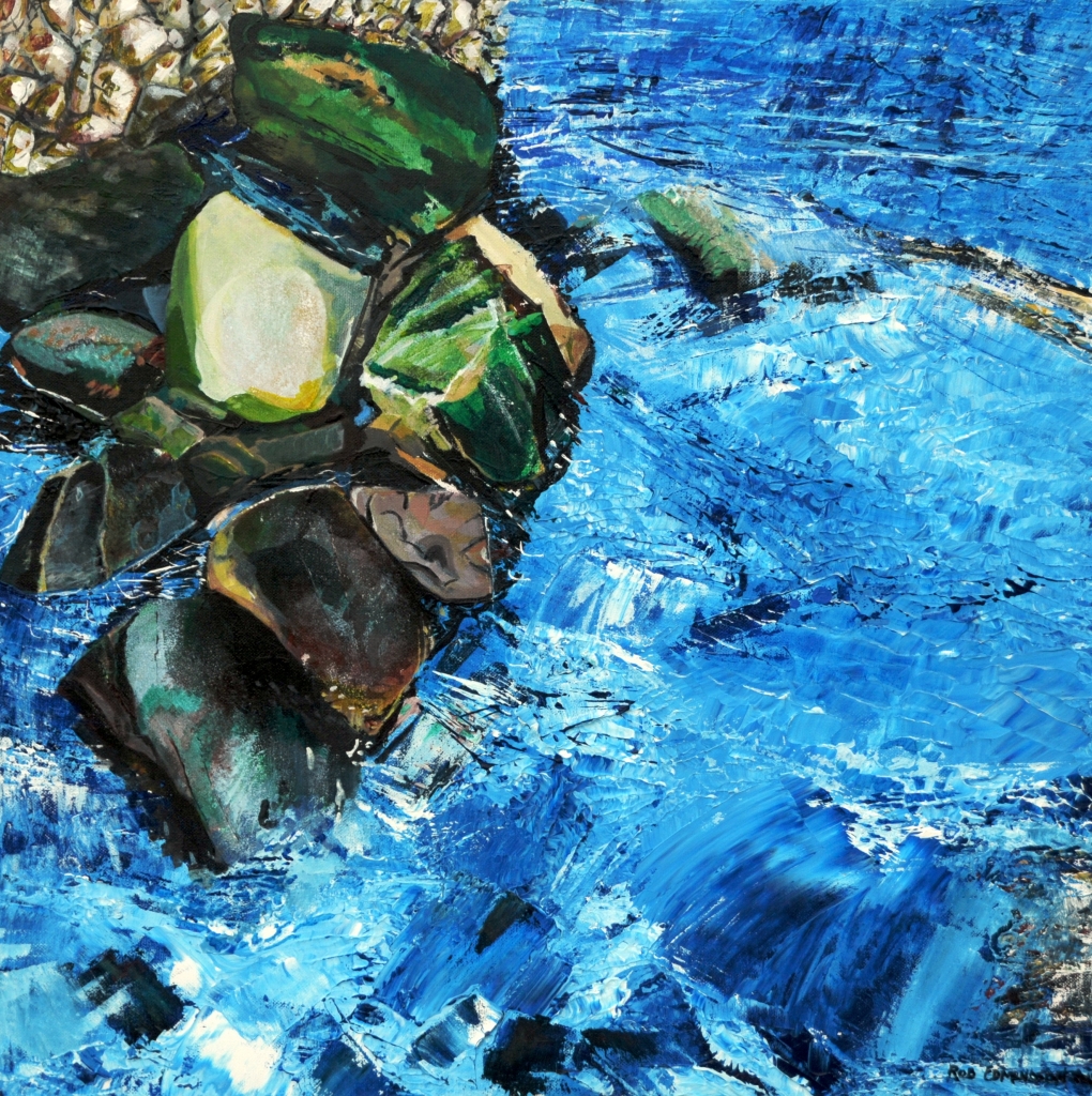 There are a variety of depictions of water within my work, my aim is to develop my ability to capture its movement.