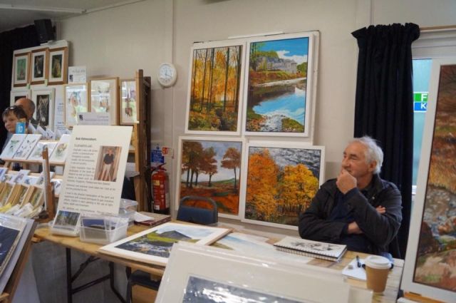 Rob at Trawden Art Fair